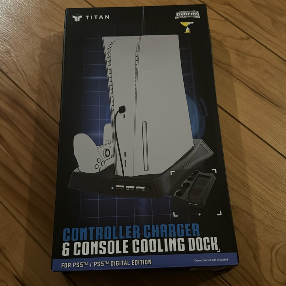 Cooling Fan for PS5/PS5 Digital Edition Charging Station/Dock